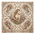 Western style banana with horses, flowers and cowboy boots