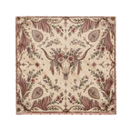 Country Soul Western Bandana with floral cow skull print