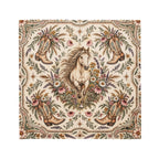 Western style banana with horses, flowers and cowboy boots